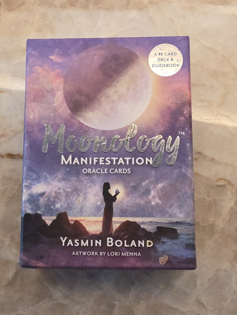Moonology Manifestation Oracle Cards by — Purple